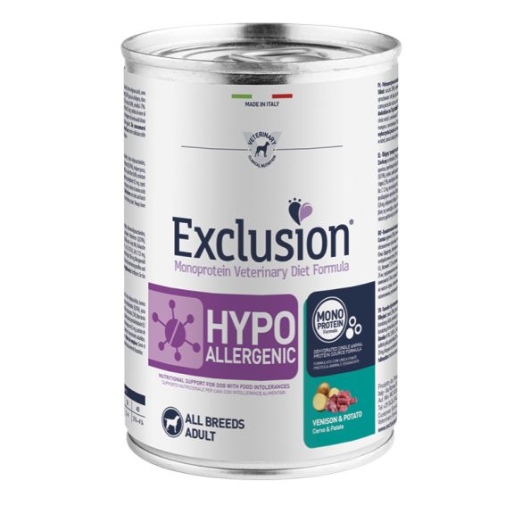 Exclusion Hypoallergenic Venison and Potato 400 g
