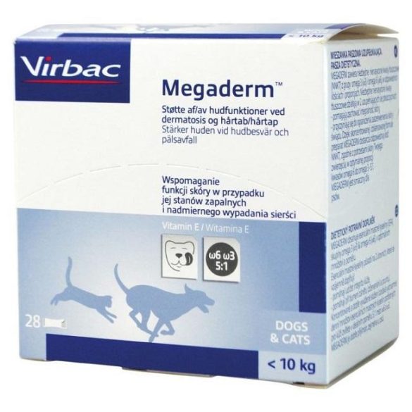 Virbac Megaderm oldat 28*4 ml <10 kg