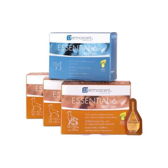 DERMOSCENT Essential6 spot-on kutya 10-20kg 4x1.2ml