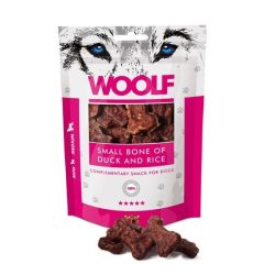   Woolf Small Bone of Duck and Rice csont alakú kacsahús jutalomfalat rizzsel 100g