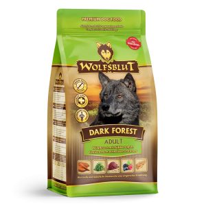 Wolfsblut Dark Forest Adult - Vadhús Édesburgonyával száraz kutyatáp 500 g
