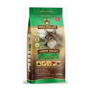 Wolfsblut Green Valley Adult - Bárány Lazac Burgonyával száraz kutyatáp 12,5 kg