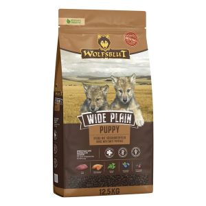 Wolfsblut Wide Plain Puppy - Lóhús Édesburgonyával száraz kutyatáp 12,5 kg