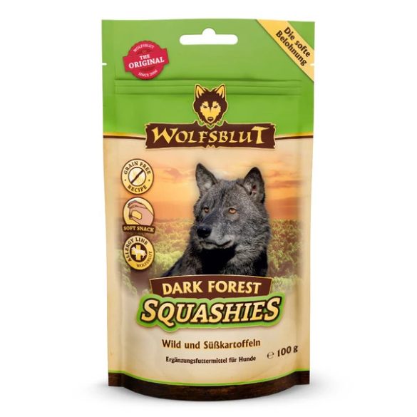 Wolfsblut Dark Forest Squashies - Vad Édesburgonyával Snack kutyáknak 100 g
