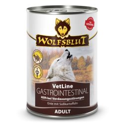   Wolfsblut VetLine Gastrointestinal - Kacsa Édesburgonyával Konzerv nedves kutyatáp 395 g