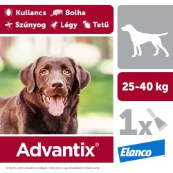 Advantix spot on 25-40 kg közötti kutya