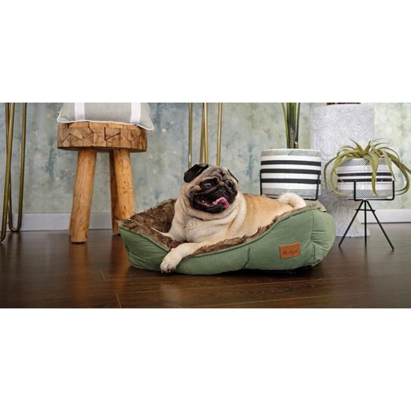 Agui Furry Bed fekete 61x48x18 cm