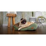 Agui Furry Bed fekete 90x69x21 cm