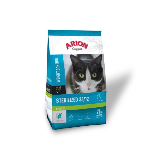 ARION Original Cat STERILIZED 33/12 Chicken 2 kg