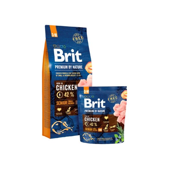 Brit Premium by Nature Senior Small + Medium 8 kg