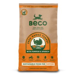   Beco eledel Puppy Szabadtartású Pulyka Sütőtökkel és spenóttal 2 kg