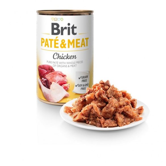Brit Paté & Meat Csirke 400 g 
