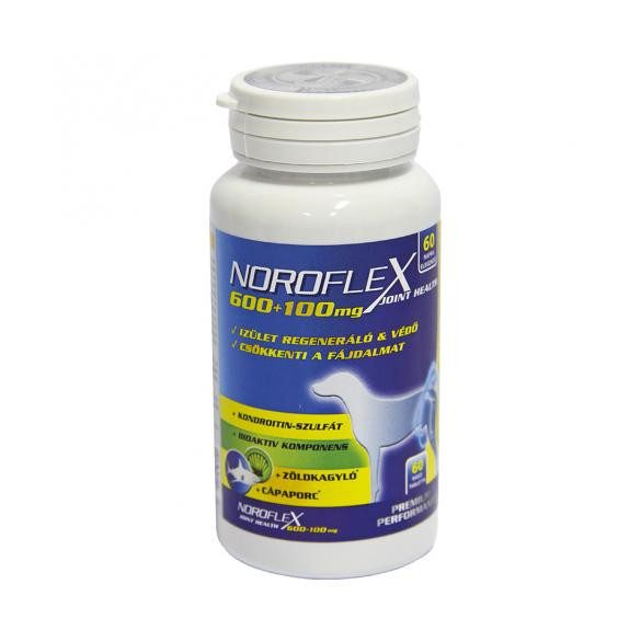 Noroflex 600+100mg 60db ízületvédő, fájdalomcsökkentő rágótabletta 