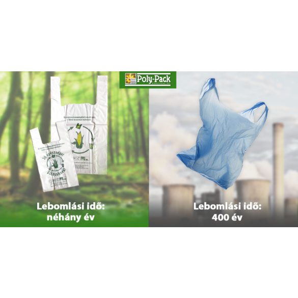 Poly-Pack Kukoricakeményítő alapú lebomló kakizacsi  1 guriga