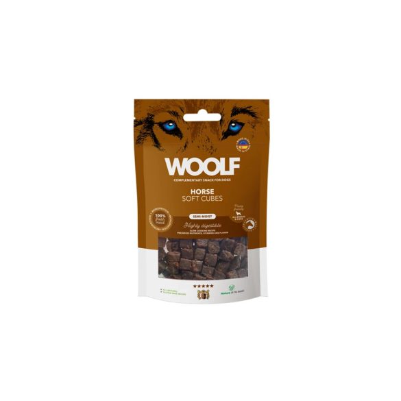 Woolf FŐTT Lóhús kockák - monoprotein 100g