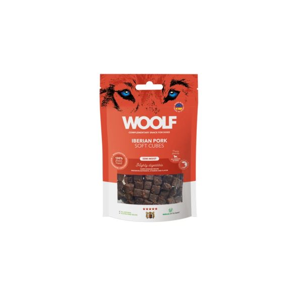 Woolf FŐTT Ibériai sertéshús kockák - monoprotein 100g